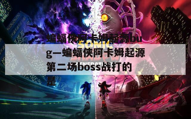 蝙蝠侠阿卡姆起源bug—蝙蝠侠阿卡姆起源第二场boss战打的是  第1张
