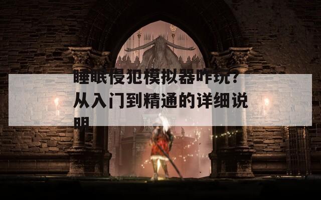 睡眠侵犯模拟器咋玩？从入门到精通的详细说明