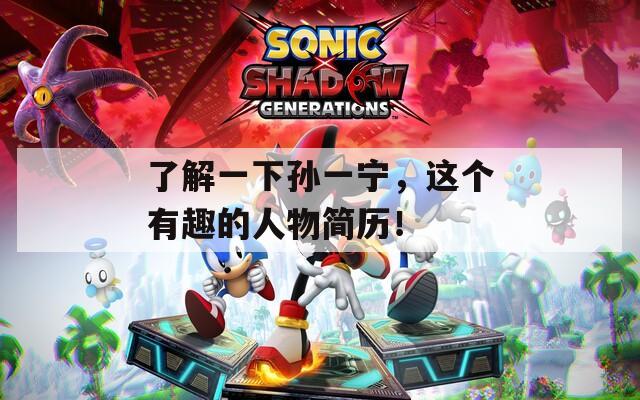 了解一下孙一宁，这个有趣的人物简历！  第1张