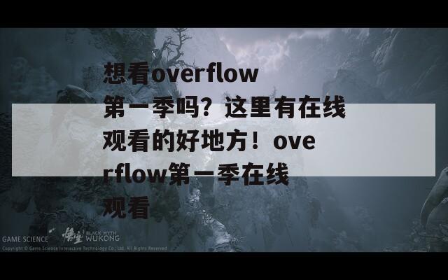 想看overflow第一季吗？这里有在线观看的好地方！overflow第一季在线观看