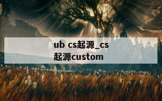 ub cs起源_cs起源custom