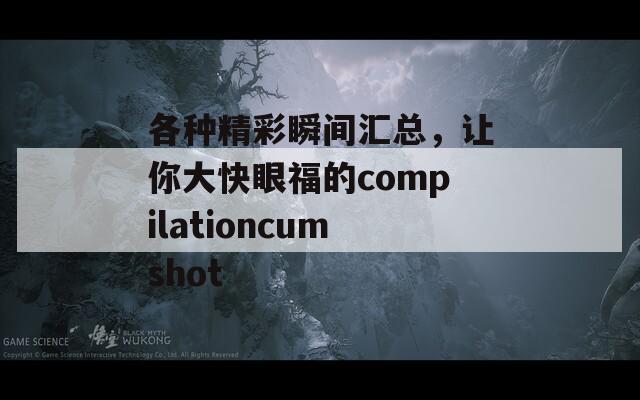 各种精彩瞬间汇总，让你大快眼福的compilationcumshot