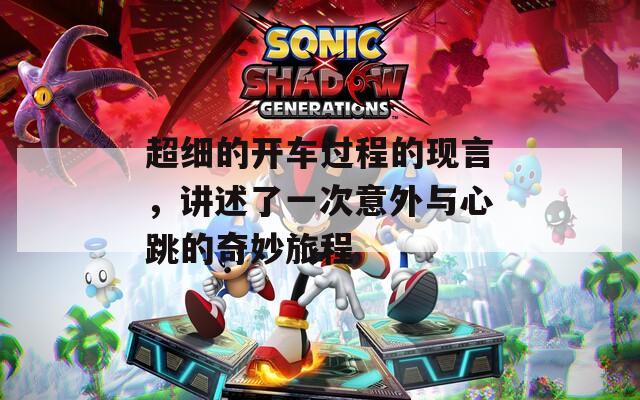 超细的开车过程的现言，讲述了一次意外与心跳的奇妙旅程